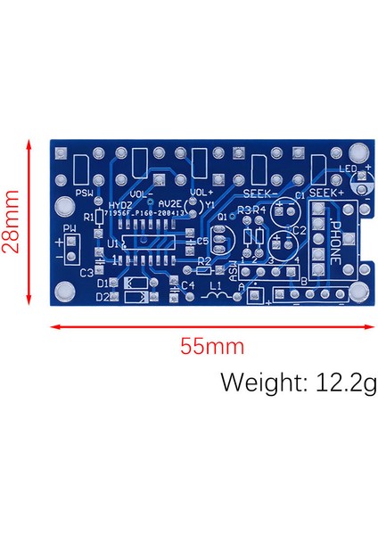 Kablosuz Stereo Fm Alıcı Modülü Fm Dıy Elektronik Kitleri 76MHZ-108MHZ Dc 1.8V-3.6V (Yurt Dışından) fırsatları