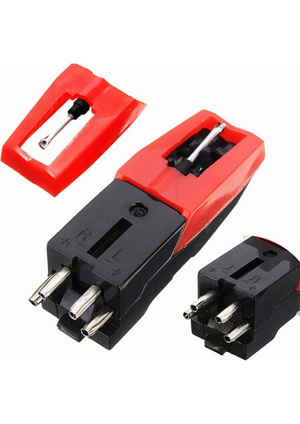 Lp Plak Çalar Fono Seramik Kartuş Için 3x Pikap Elmas Stylus Iğnesi (Yurt Dışından)