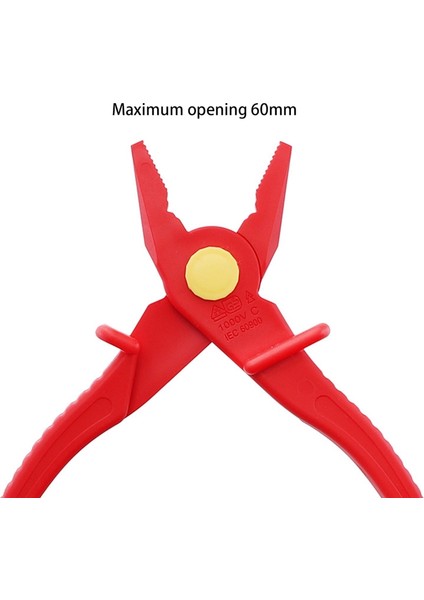 Emek Tasarrufu Sağlayan Vde Yalıtımlı Elektrikçi Plastik Pense 1000V El Aletleri Için Yanmayı Önleyici Cam Elyaf ile Yalıtımlı (Yurt Dışından) modelleri