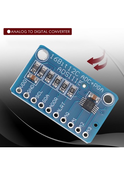 6 Adet ADS1115 Analog Dijital Dönüştürücü 16 Bit Adc Modül Dönüştürücü (Yurt Dışından)