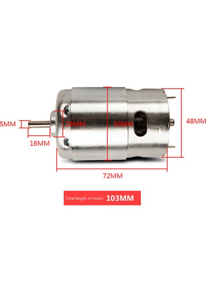 895 Dc Motor 24V Tekerlek, Freze Makinesi Mini Dc Motor Çift Bilyalı Rulman 12-24V (Yüksek Hız) (Yurt Dışından) indirimleri