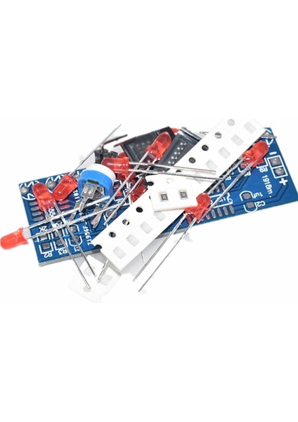 NE555+CD4017 Çalışan LED Akış LED Işık Elektronik Üretim Paketi Dıy Kiti (Yurt Dışından)