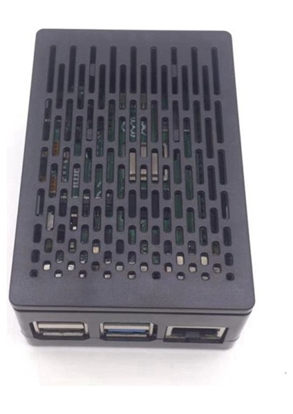 2x Raspberry Pi 4 Için Kılıf Kabuk Kutusu Muhafaza Kurulabilir Soğuk Fan Alüminyum Soğutucu Muhafaza Raspberry Pi 4b Için (Yurt Dışından)