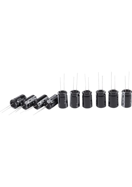20 Adet 105C Radyal Kurşun Elektrolitik Kondansatör 13MM x 20MM - 10 Adet 35V 1000UF ve 10 Adet 25V 2200UF - Siyah (Yurt Dışından) modelleri
