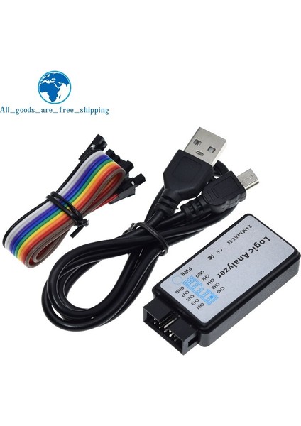 USB Mantık Analizörü 24MHZ 8 Kanal 24M/SANIYE Arm Fpga Mantık Analizörü Mantık 24M 8ch Için Mantık Analizörü Hata Ayıklayıcı (Yurt Dışından) fiyatları