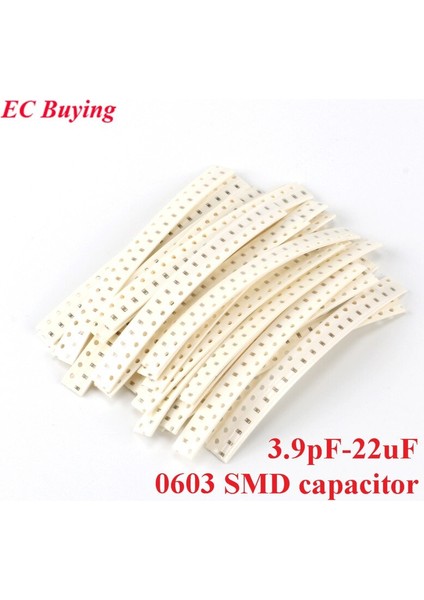 500 Adet 0603 Smd Kondansatör Kiti 25 Değerler * 20 Adet 3.9PF-22UF Elektronik Bileşenler Paketi Kondansatör Çeşitli Kiti Örnekleri Dıy (Yurt Dışından) fiyatları