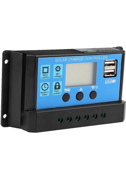 60A/50A/40A/30A/20A/10A 12V 24V Otomatik Solar Şarj Regülatörü Pwm Kontrol Cihazı (Yurt Dışından) modelleri