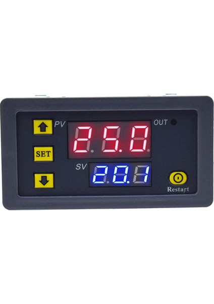 Ac 110V 220V Dijital Zaman Geciktirme Rölesi Çift LED Ekran Döngüsü Zamanlayıcı Kontrol Anahtarı Ayarlanabilir Zamanlama Rölesi Zaman Geciktirme Anahtarı (Yurt Dışından)