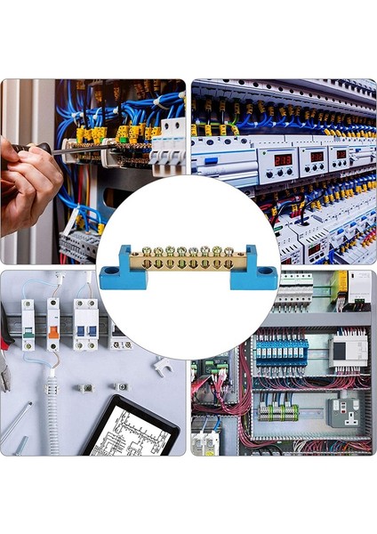 Fs-8 Terminali Bara Terminal Bloğu Araba Tekne Deniz Kara Dağıtımı Için 10 Paket Pirinç Tel Vidalı Terminal (Yurt Dışından)