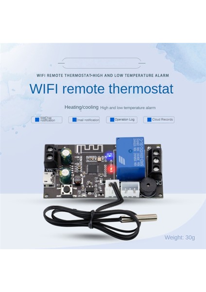 1 Parça Uzaktan Wifi Termostat Yüksek Hassasiyetli Sıcaklık Kontrol Modülü Sıcaklık Kontrol Modülü Siyah (Yurt Dışından) fiyatları