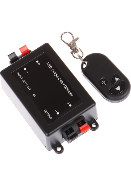 12/24V 8A Tek Renkli 3 Tuşlu LED Kablosuz Dimmer Kontrol Cihazı+Rf Uzaktan Kumanda (Yurt Dışından) fırsatları
