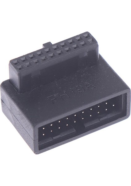 USB 3.0 20PIN Erkek - Dişi Uzatma Adaptörü Anakart Karşılaşması Için 90 Derece Açılı (Yurt Dışından)