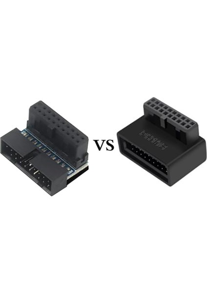 USB 3.0 20PIN Erkek - Dişi Uzatma Adaptörü Anakart Karşılaşması Için 90 Derece Açılı (Yurt Dışından) fırsatları