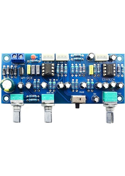 2.1 Kanal Subwoofer Preamp Kartı Alçak Geçiş Filtresi Ön Amp Amplifikatör Kartı NE5532 Alçak Geçiş Filtresi Bas Preamplifikatör (Yurt Dışından)