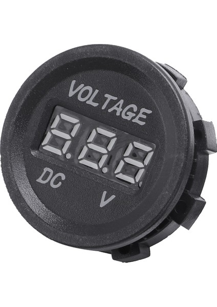 Flyeer 12V-24V Su Geçirmez Araba Motosiklet LED Dijital Ekran Voltmetre Gerilim Ölçer Siyah (Yurt Dışından) indirimleri