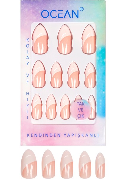 Tak ve Çık Kendinden Yapışkanlı Takma Tırnak