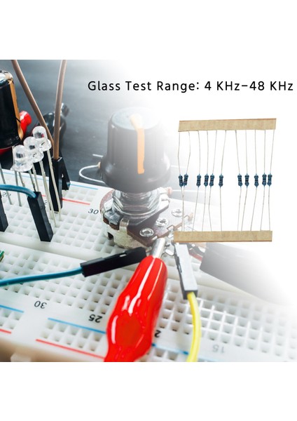 50 Mhz Kristal Osilatör Frekans Sayacı Test Cihazları Dıy Kiti 5 Çözünürlük Dijital Kırmızı (Yurt Dışından)