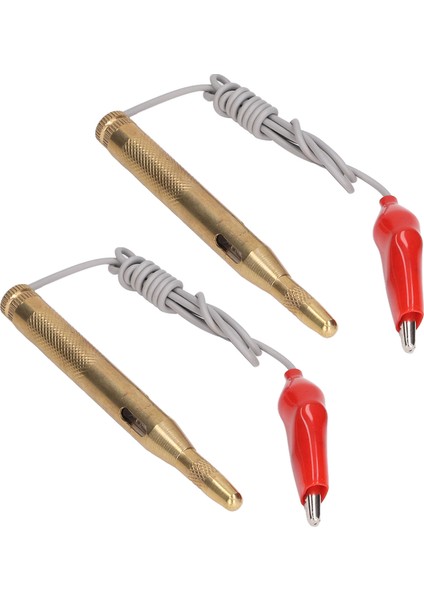 Araba Devre Test Cihazı Prob Seti, Kamyonlar Için Pratik Otomotiv Gerilim Test Kalemi DC6-24V 2 Adet (Yurt Dışından) indirimleri