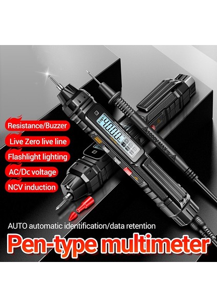 Aneng Dijital Multimetre Kalem A3005 Ac/dc Gerilim Ölçer Test Cihazı Nvc Indüksiyon Direnci Voltmetre Algılama Aracı (Yurt Dışından)