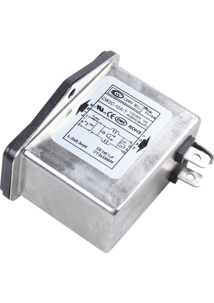 2 Adet Aksesuar: 1 Adet Lehim Pabucu Terminalleri Iec 320 C14 Emı Filtresi ve 1 Adet Dm 55-1 LCD Dijital Voltmetre Us Plug (Yurt Dışından)