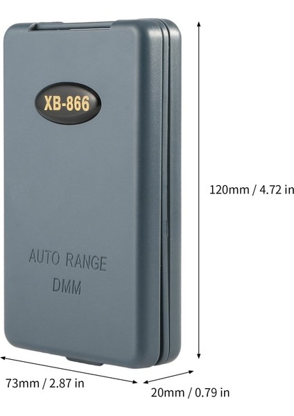 Ha Otomatik Aralık Test Cihazı LCD Mini Otomatik Aralık Ac/dc Dijital Multimetre Voltmetre-Siyah (Yurt Dışından) fırsatları