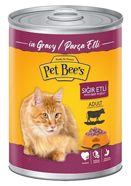 Yetişkin Etlı Yetişkin Kedi Soslu Konserve 400 G