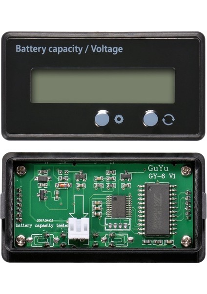 LCD Kapasite Monitör Ölçer Ölçer, Su Geçirmez 12V/24V/36V/48V Kurşun Asit Durum Göstergesi, Lityum Kapasite Test Cihazı Gerilim Ölçer Monitör Yeşil Arka Işık (Yurt Dışından) indirimleri