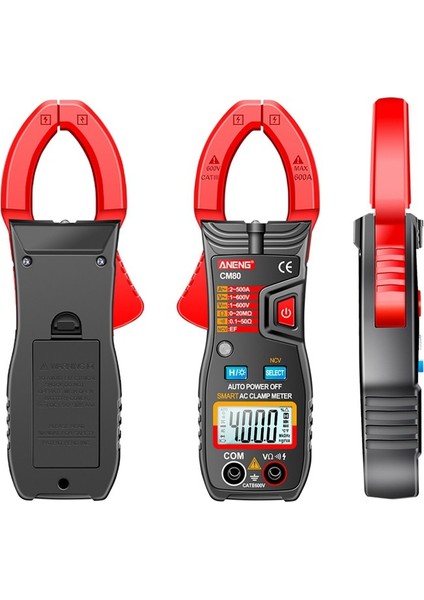 Aneng Akıllı Düğme Kelepçe Multimetre CM80 4000 Akıllı Ac Pens Metre Sayımları (Yurt Dışından) indirimleri