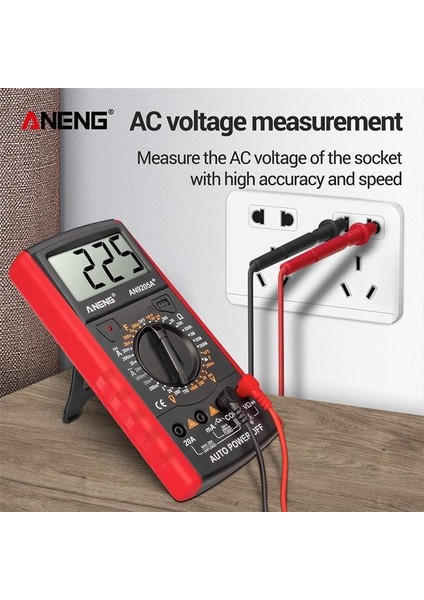 Profesyonel LCD Ekran Dijital Multimetre 1999 Sayısı Ac/dc Gerilim Ölçer Ampermetre Ohmmetre Voltmetre Diyot Direnç Kapasite Ölçer Multitester Profesyonel Araç (Yurt Dışından)