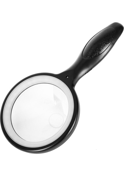 Işıklı Büyüteç, 5x 10X Büyütme, LED Aydınlatmalı, El Tipi Büyüteç Siyah (Yurt Dışından) fırsatları