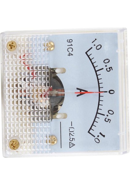 Sınıf 2.5 Doğruluk Dc 0-1 A Amper Analog Metre Ampermetre 91C4 (Yurt Dışından)