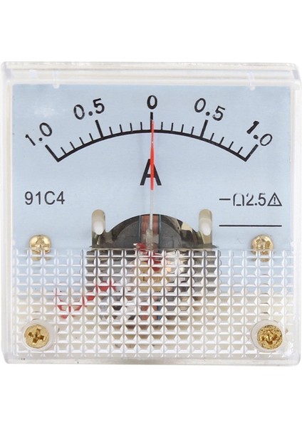 Sınıf 2.5 Doğruluk Dc 0-1 A Amper Analog Metre Ampermetre 91C4 (Yurt Dışından)