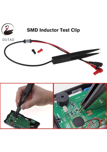 Multimetre Kondansatör Için Smd Indüktör Test Klip Ölçer Probu Cımbız (Yurt Dışından)