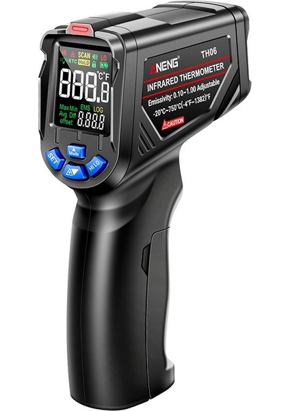 El Tipi Dijital Sıcaklık Termometresi Endüstriyel Kızılötesi Termometre Lazer Sıcaklık Termometresi Gıda Termometresi -20°C-750°C (Yurt Dışından) fiyatları