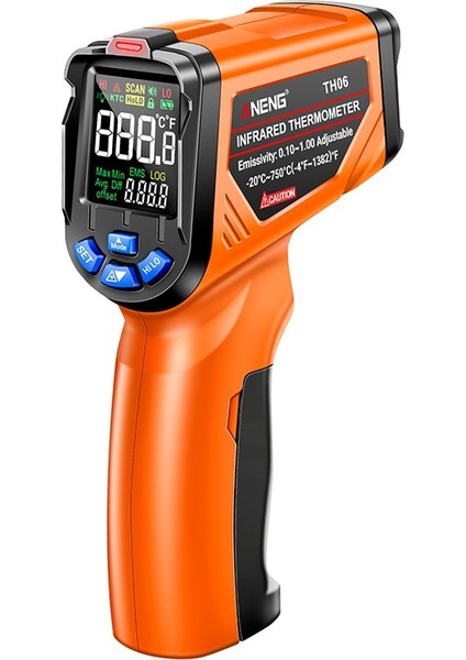 El Tipi Dijital Sıcaklık Termometresi Endüstriyel Kızılötesi Termometre Lazer Sıcaklık Termometresi Gıda Termometresi -20°C-750°C (Yurt Dışından) modelleri