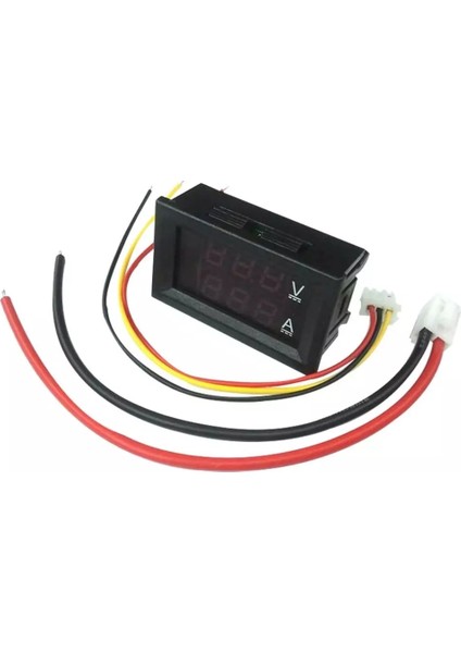Ayak Kanepesı Dijital Voltmetre 0.28 Inç Dc 0-100 V 10A/50A/100A Voltmetre Ampermetre Mavi + Kırmızı LED Amp Çift Dijital Volt Metre Ölçer Elektromobile Motosiklet Araba (Yurt Dışından)