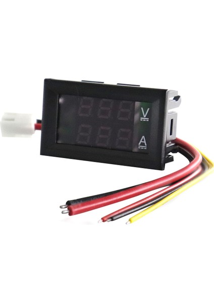 Ayak Kanepesı Dijital Voltmetre 0.28 Inç Dc 0-100 V 10A/50A/100A Voltmetre Ampermetre Mavi + Kırmızı LED Amp Çift Dijital Volt Metre Ölçer Elektromobile Motosiklet Araba (Yurt Dışından)