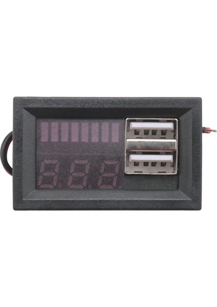 Kırmızı LED Dijital Ekran Voltmetre Mini Gerilim Ölçer Volt Test Cihazı Paneli Dc 12V Arabalar Motosikletler Araçlar Için USB 5V2A Çıkışı (Yurt Dışından) fiyatları