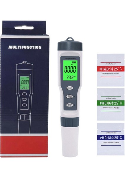 Noyafa EZ-9901 Ph Ölçer 3'ü 1 Arada Tds/temp/ec Su Kalitesi Test Cihazı (Yurt Dışından)