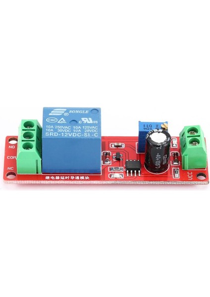 Mini NE555 12V Ayarlanabilir Gecikme Röle Modülü Monostabil Gecikme Anahtarı (Yurt Dışından)