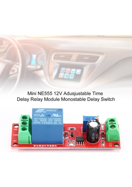 Mini NE555 12V Ayarlanabilir Gecikme Röle Modülü Monostabil Gecikme Anahtarı (Yurt Dışından) modelleri