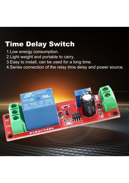 Mini NE555 12V Ayarlanabilir Gecikme Röle Modülü Monostabil Gecikme Anahtarı (Yurt Dışından) fırsatları