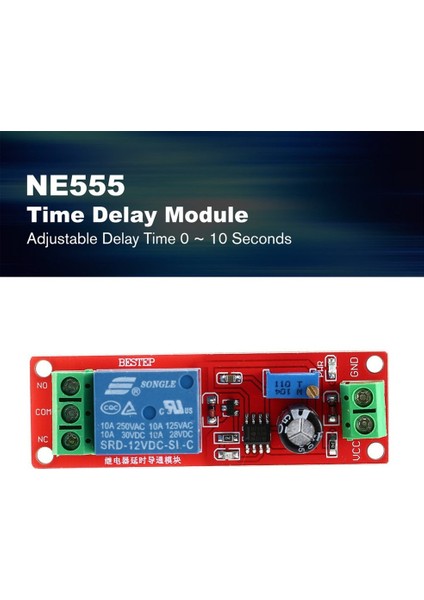 Mini NE555 12V Ayarlanabilir Gecikme Röle Modülü Monostabil Gecikme Anahtarı (Yurt Dışından) indirimleri