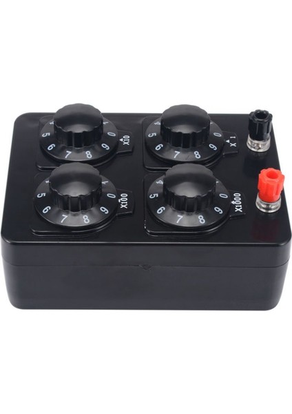 BRADOO-0-9999 Ohm Basit Direnç Kutusu Hassas Değişken On Yıllık Direnç Öğretme Örneği (Yurt Dışından) fırsatları