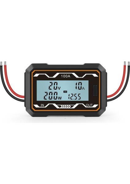 Watt Metre 100A/200A Yüksek Hassasiyetli Rc Watt Metre Dc Güç Ölçer Voltmetre (Yurt Dışından)