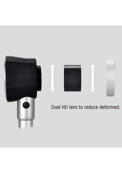 Handld 45X Katlanır Keten Test Cihazı Metal Büyüteçler Kumaş Iplik Sayacı Büyüteç Işık Kalibrasyonu ile Büyüteç Gl (Yurt Dışından) modelleri