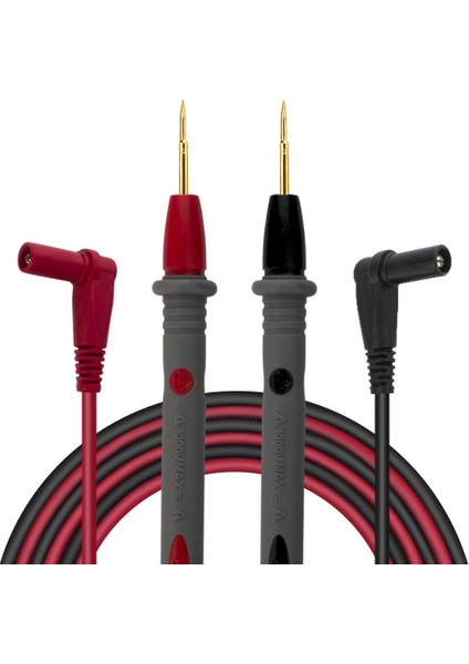 【ayak Koltuk】 1 Çift Evrensel Dijital Multimetre Kalemler Abs Silikon Alev Kurşun Probu Tel 1000 V 20A Ampermetre Aracı (Yurt Dışından) fırsatları