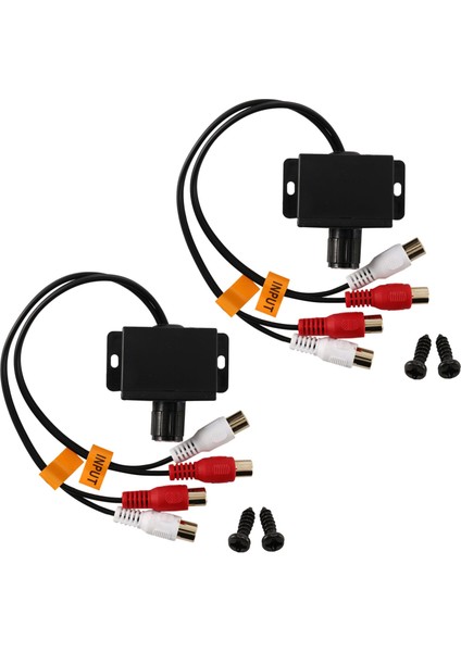 2x Araba Ev Ses Amplifikatörü Bas Rca Kazanç Seviyesi Ses Kontrol Düğmesi Lc-1 Siyah (Yurt Dışından) modelleri