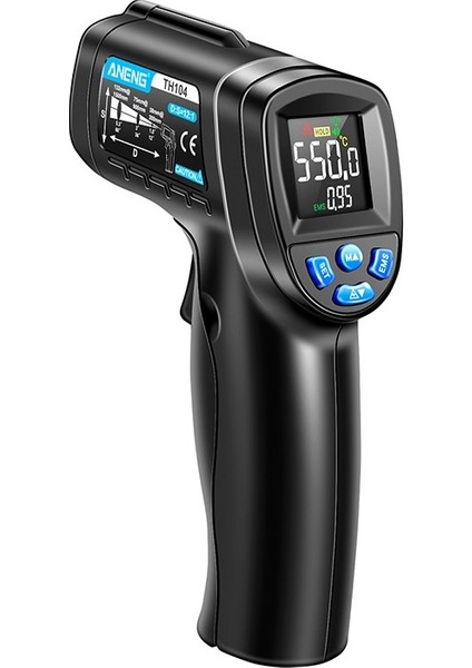 Elde Taşınabilir Temassız Dijital Kızılötesi Termometre Ir Lazer Termometre (Pilsiz) (Yurt Dışından) fiyatları