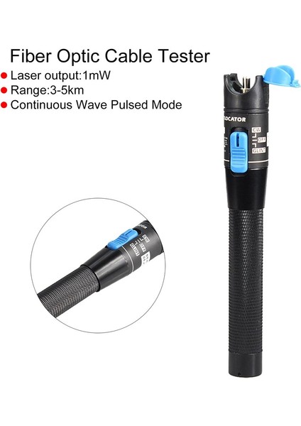Kırmızı Lazer Fiber Optik Test Kalemi Görsel Arıza Bulucu Fiber Optik Test Cihazı 1mw (Yurt Dışından) indirimleri
